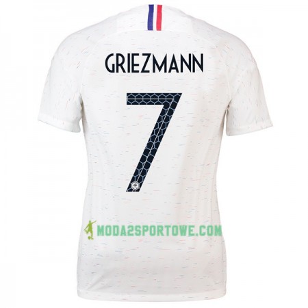 Koszulka Francja Griezmann 7 Damska Mistrzostwa Świata 2018 Wyjazdowe Stroje Piłkarskie